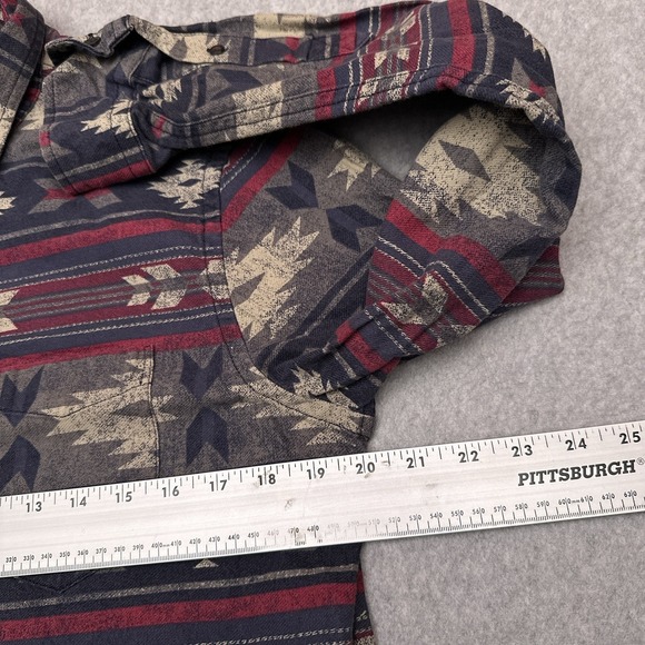 American Eagle Button Down Shirt Mens M Classic Fit Aztec‎ Navajo Southwestern - Picture 6 of 9